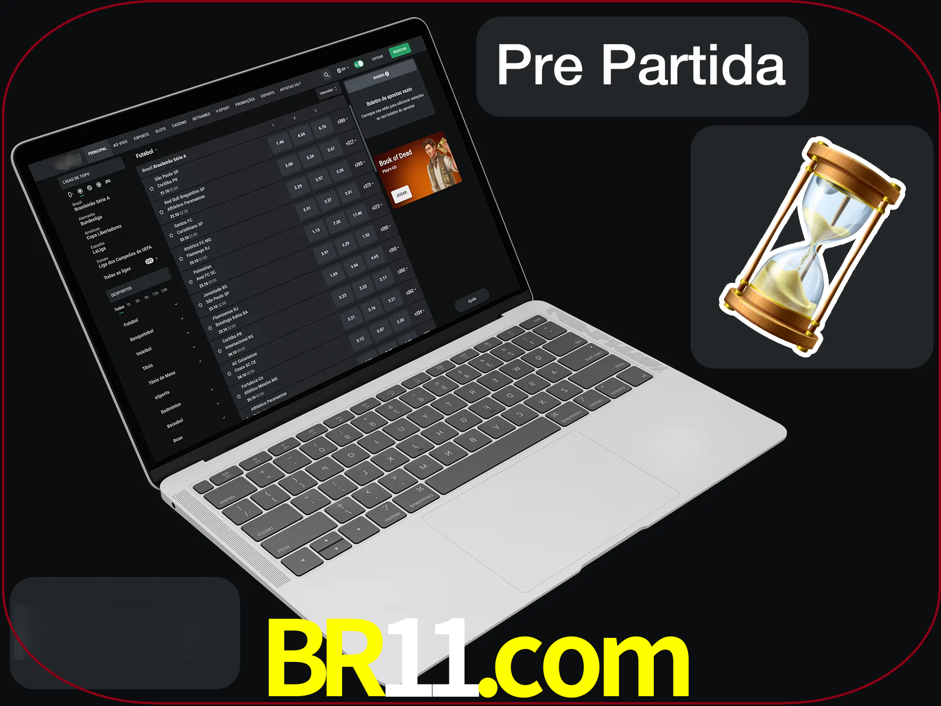 Fazer apostas em partidas futuras.